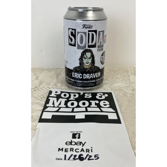Funko Soda: The Crow Eric Draven Exclusive Figure Sealed W/Defected Can - Picture 8 of 8